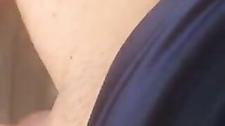 Girl plays with her own asshole