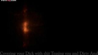 Blonde chick plays with her shit in the bathtub
