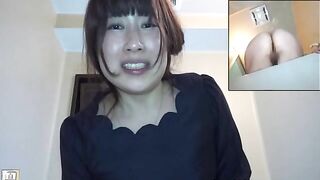 Girl eats shit off the floor and plays with her piss