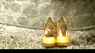 Outdoor poop on her shoes