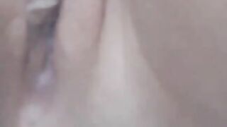 Creamy wet pussy solo
