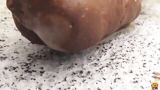 Kinky Japanese hot babe poops thick load on the floor