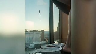 Massive ass lady shitting in hot home closeup