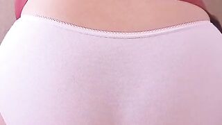 Celebrating the 26th birthday with panty poop show