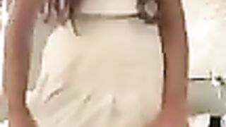 Changing her dirty poopy panty