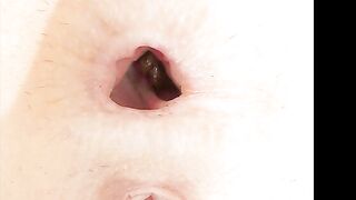 Closeup of dirty assholes in slideshow