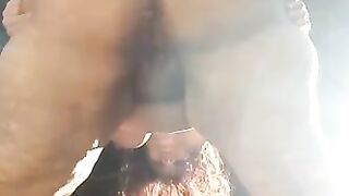 PAWG babe shitting heavily