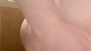 BBW lady and hot poop closeup