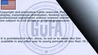 German mature lady poops heavily on her man