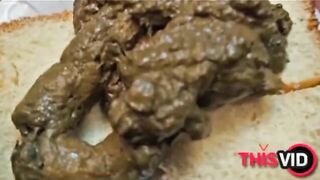 Mistress in high boots pooping