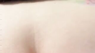 Curvy lady rubbing shit and masturbating