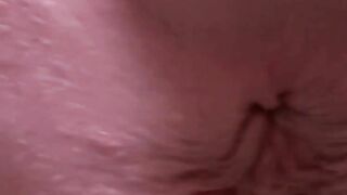 Dirty closeup of hard poop in toilet