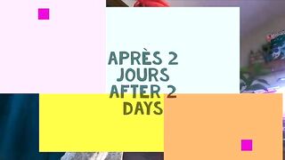 Stunning tattooed chick showing her ass and poop