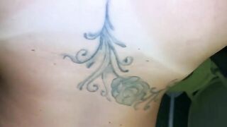 Girl spreads her ass cheeks to show her butt hole