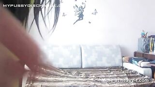 Sweet smooth pussy and asshole girl teasing solo