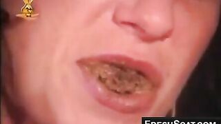 Asshole Is Her Dinner Plate