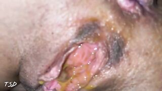 Mega sticky shit from round booty