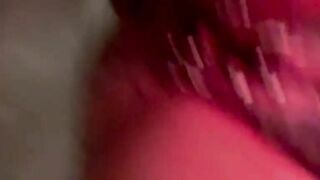 Nerdy mature lady pooping