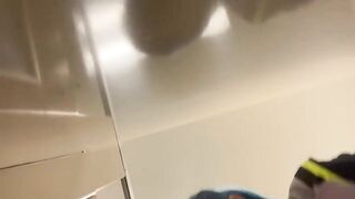 Pee and poop hot closeup