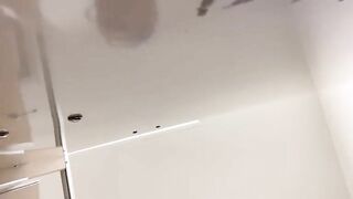 Tattooed ass pov closeup poop