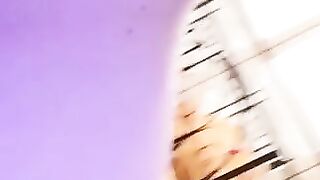 Lovely panty and hard poo