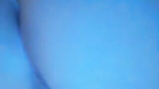 Amateur young gal with tits poop teasing