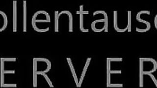 Chubby lady smearing shit heavily