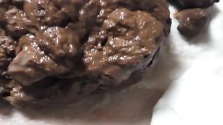 High sandals and lovely poop