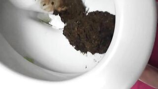 Yummy ass lady and hot poop