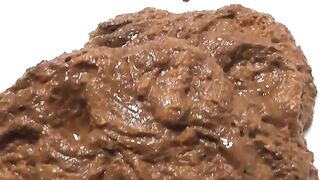 Pee and poop closeup