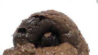 Cheeky lovely milf dropping shit