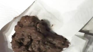 Hot thick milf poops