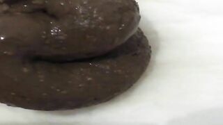 Smooth creamy poop from horny milf