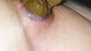 Fantastic lady poops on the floor