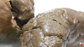 Pretty ass Japanese babe smearing shit