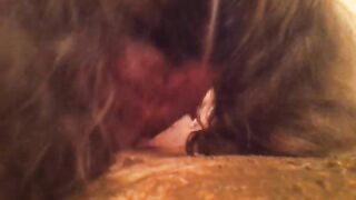 Huge titty wife playing with cock and shit