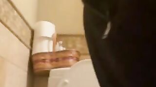 Massive titty bbw lady pooping