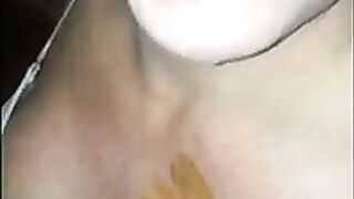 Outhouse Whore eating shit