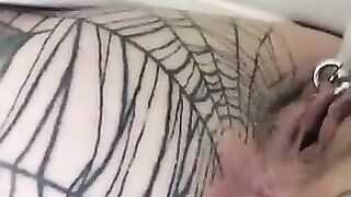 Cute amateur thick lady pooping