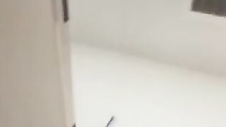 Lazy amateur milf poop closeup