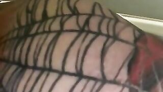 Amateur chubby ass milf poops