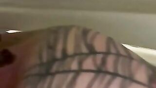 Amateur chubby ass milf poops