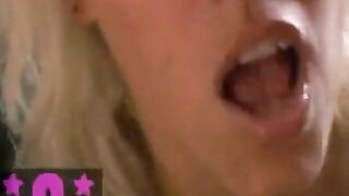 Lovely amateur milf eating shit