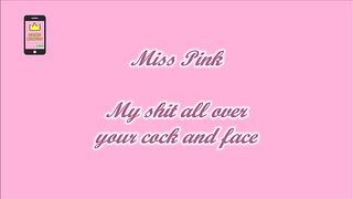 Pink Rubber French Scat Feeder