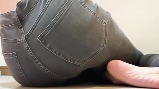Poop in full jeans solo
