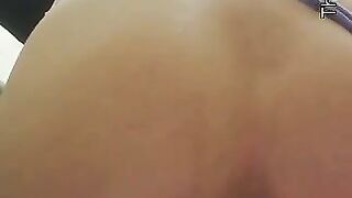 Lady teasing and taking out poop