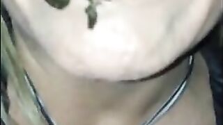 Kinky mature blonde lady eating shit