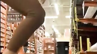 Horny tattooed teen chick poo teasing