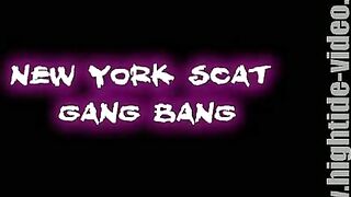 New York scat gangbang