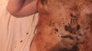 Slutty poop covered slut and hard fuck